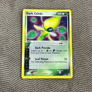 Dark celebi holographic 2004 Pokémon card